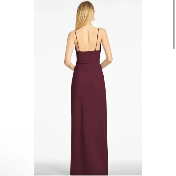 Sachin & Babi Paulina Gown Deep Wine Size 2 New With Tags wedding formal - Image 4