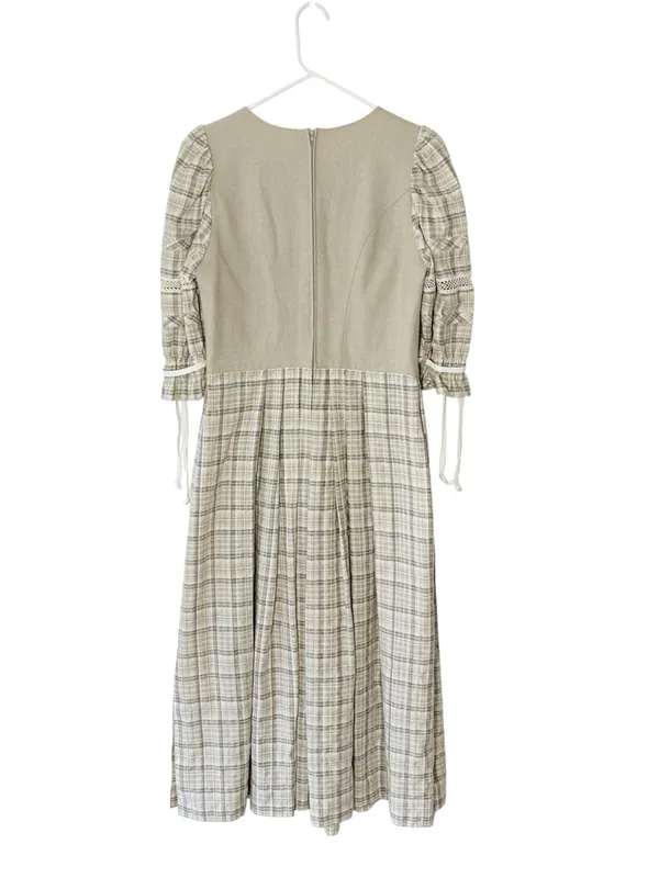 LANDHAUS Germany Prairie Dress Tan Size M - Image 4