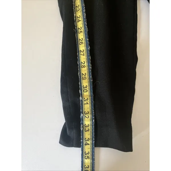 H&M -Womens Dress Pants / Slacks with Gold Buckels - Size 4 - Black - Image 10