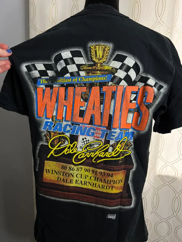Vintage 1998 Dale Earnhardt Racing Championship Competitors Circle Single Stitch Short Sleeve Tee Shirt - Image 3