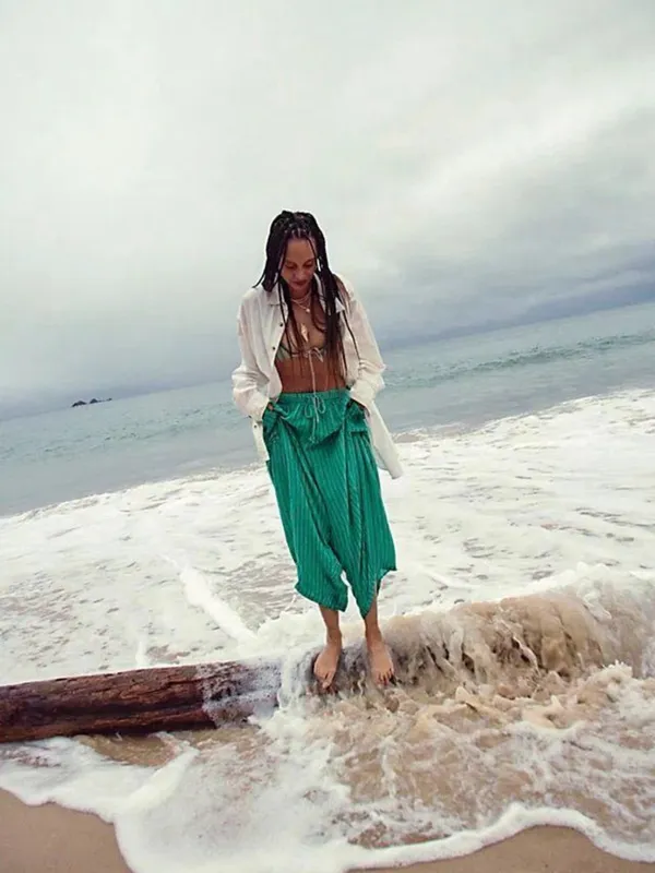 Free People Stripped SOLD OUt pants - Image 2