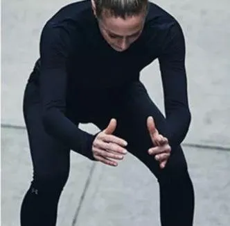 Under Armour Womens Black ColdGear Mockneck Long Sleeve Thermal Top Medium - Image 9