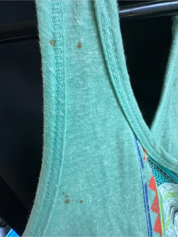 #020 Rue21 Mint Green Graphic Racerback Tank — Large - Image 6