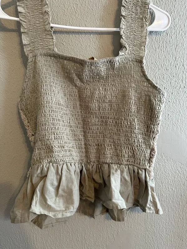 Crochet Top Green - Image 5