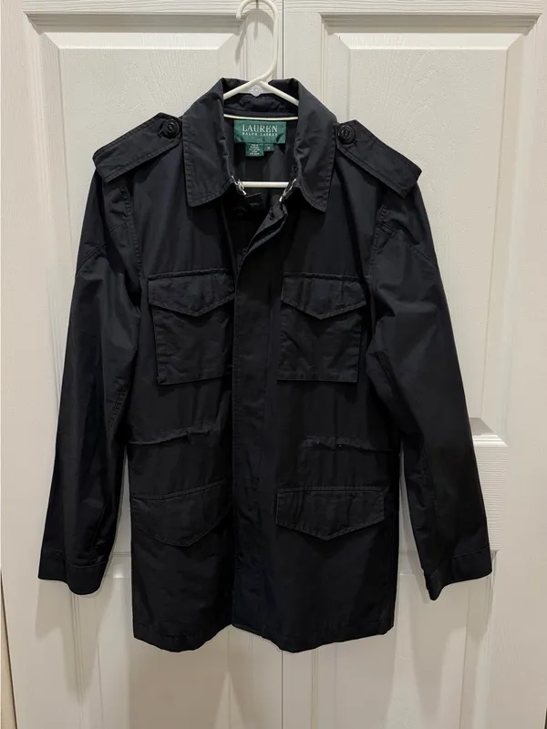 LAUREN Ralph Lauren Navy Utility Field Jacket - Women's M - Image 2
