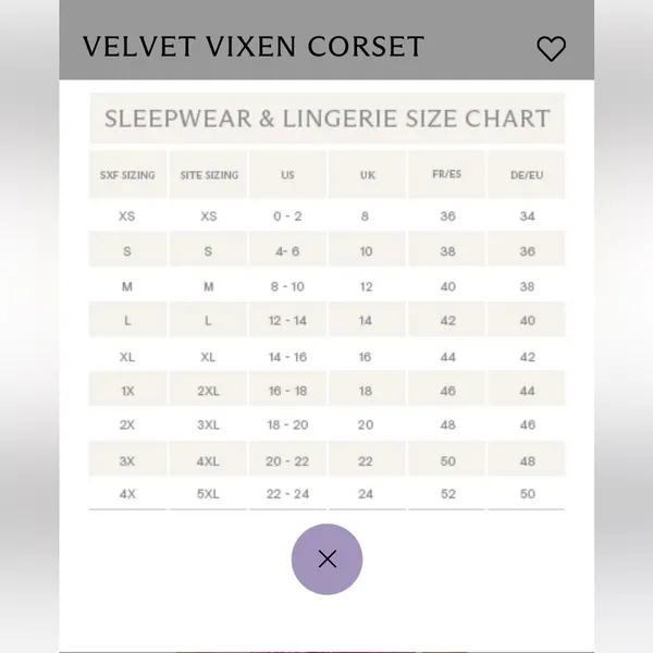 Savage x Fenty Velvet Vixen Corset in Honeycomb - S - Image 5