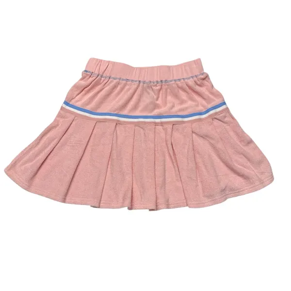 Y2K Cider Pink Pleaded‎ Tennis Skirt with bow on the side Women’s size Medium - Image 3