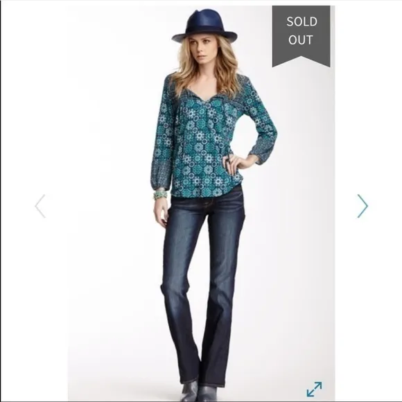 Lucky‎ brand women’s Dayton sweet n low bootcut jeans size 4 - Image 3