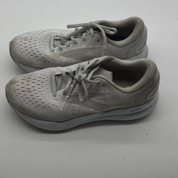 Brooks Ghost 16 Womens 8.5 Running Shoes White Neutral Cushion - Image 4