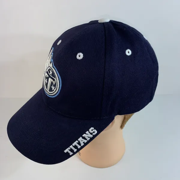 National Football League Team Apparel Tennessee Titans Hat Cap Unisex Adult Adjustable Blue-Football - Image 2