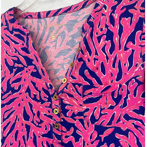 Lilly Pulitzer Alessia Did You Catch Dress Sz XXS Preppy Coastal Resort Pima - Image 4