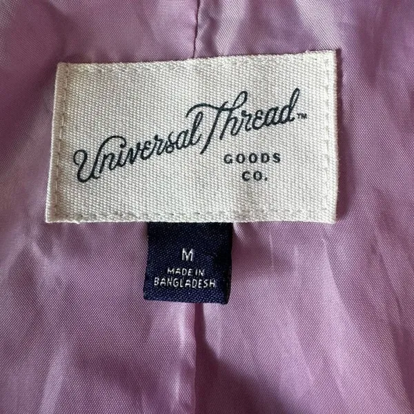 Universal Threads Purple Sherpa Bomber Jacket Size M - Image 4