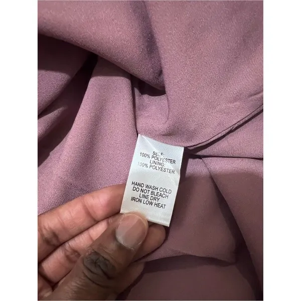 Lulus NWT Women Small Lavender Spaghetti Strap Side Slit Flare Mini Cami Dress - Image 8