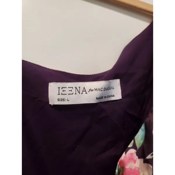 Ieena for Mac Duggal Gown.a22 Purple Size L - Image 3