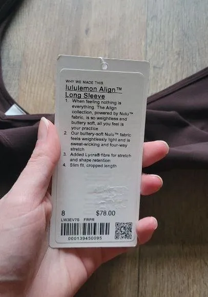 Lululemon Align Long Sleeve Top - Image 7