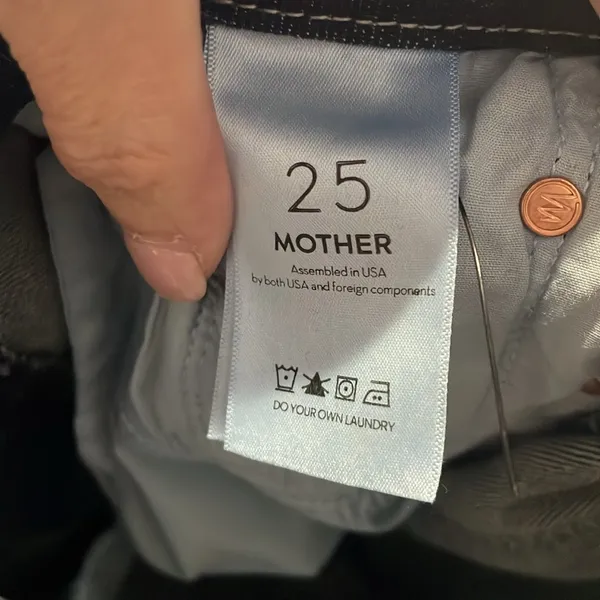 MOTHER‎ The Looker Crop On the Edge Jeans Sz 25 - Image 4
