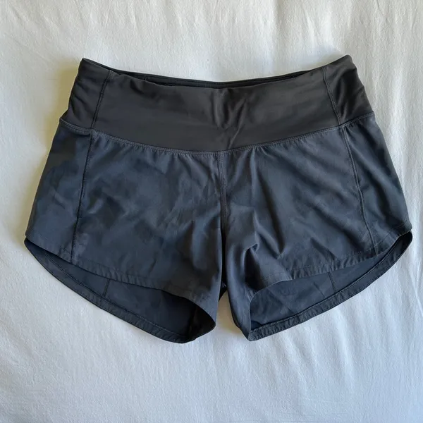 Lululemon Speed Up MR Lined Short 4" - Diamond Dye Pitch Grey Graphite Grey - 4 - Image 7
