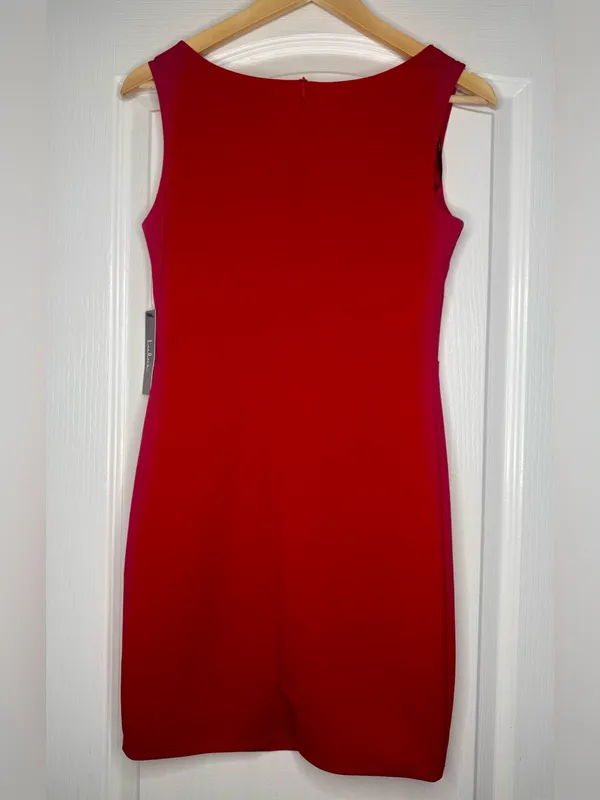 Lulus NWT Count On It Red Sleeveless Bodycon Mini Dress - Image 3
