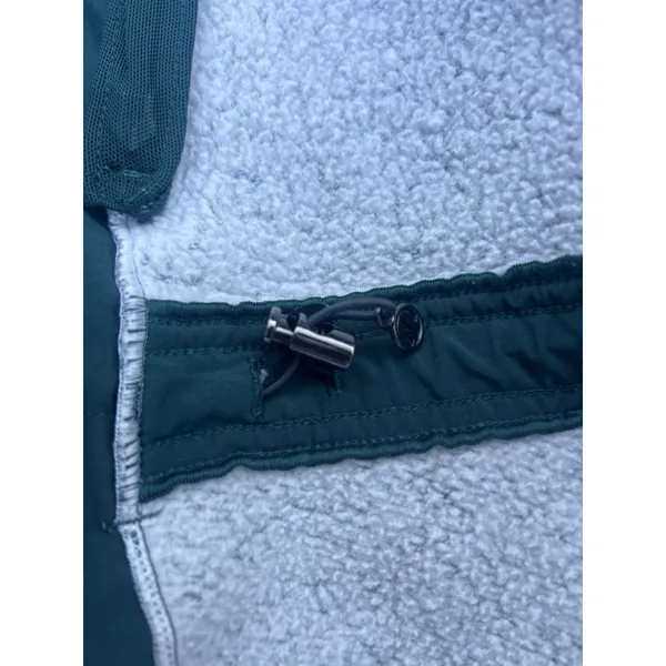 Lululemon &go Take-Off Fleece Heathered Deep Green Jacket 4 Yoga Hike Athleisure - Image 8