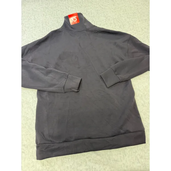 Member's Mark Sandwash Quarter Zip Pullover XS Dark Gray Mock Neck Sweatshirt‎ - Image 4