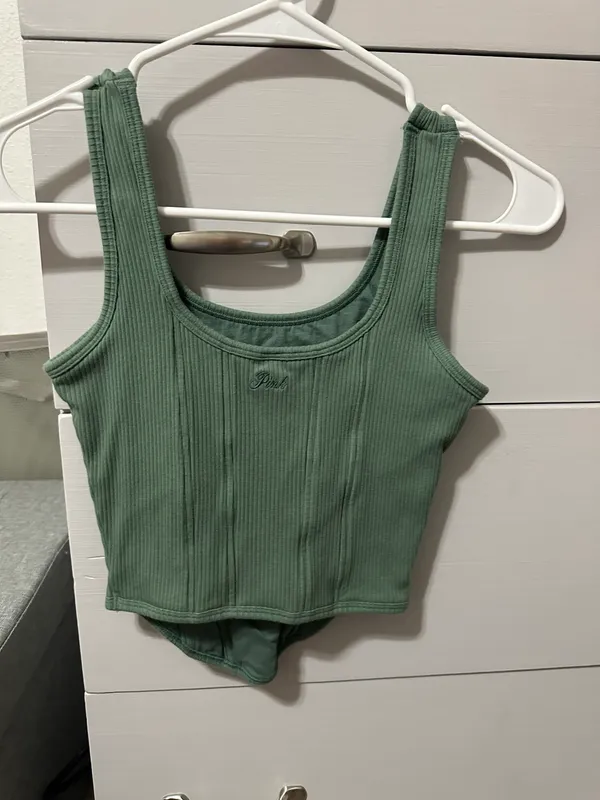 PINK Corset Tank Top - Image 2