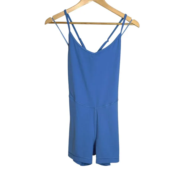 Lululemon Align Cross-Back Bodysuit 4" Pool Party - Image 2