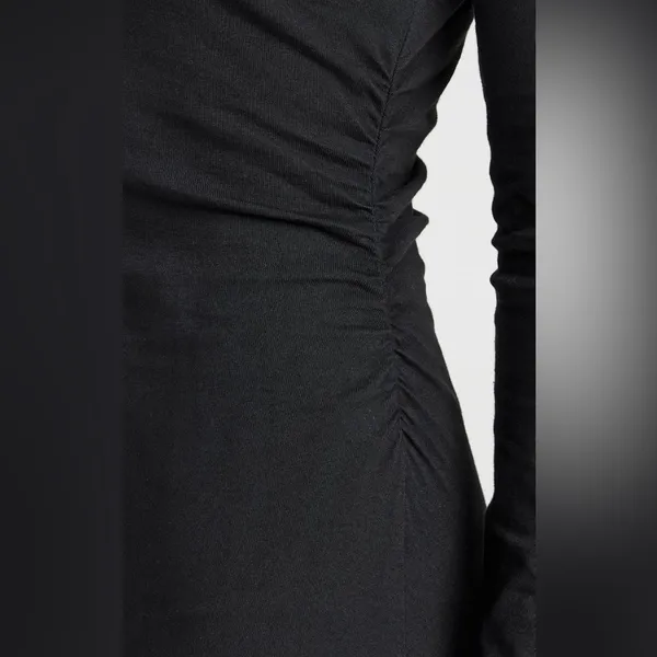 Xirena Wiley Long‎ Sleeve Black Dress, Size XL - Image 5