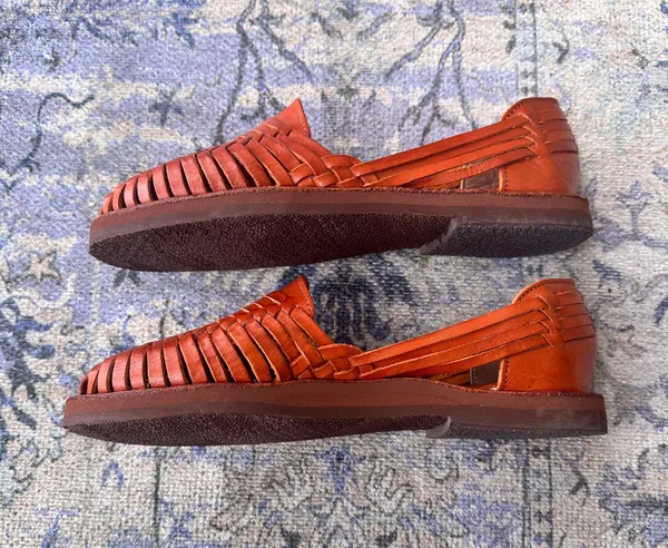 Authentic Leather Espadrilles - Image 3