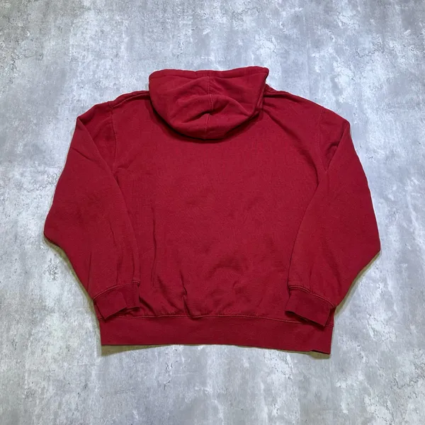 Stadium Athletics Vintage Alabama Crimson Tide Red and White Embroidered Hoodie Sweatshirt - Image 2