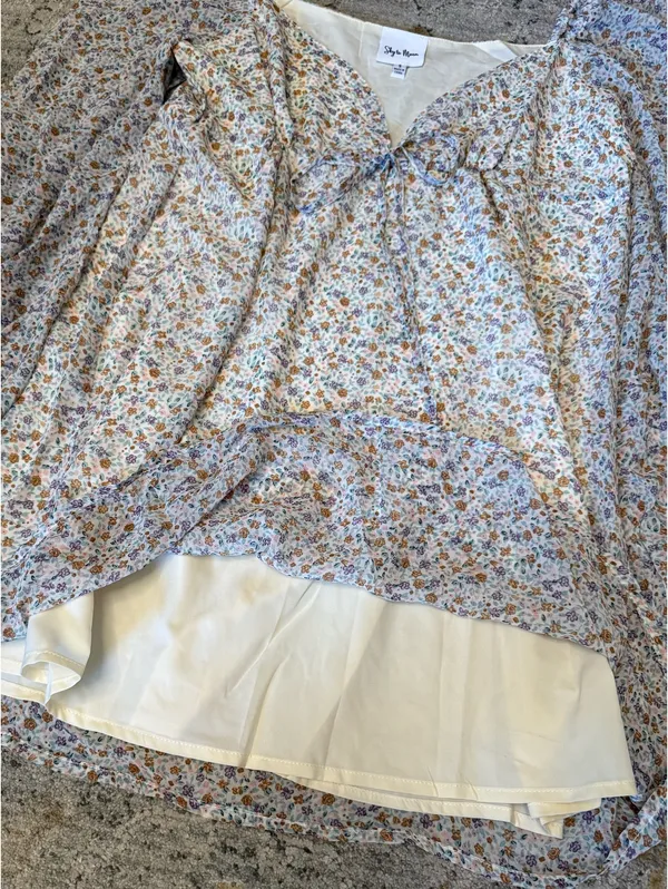 Floral Sky to Moon Mini Dress - Image 4