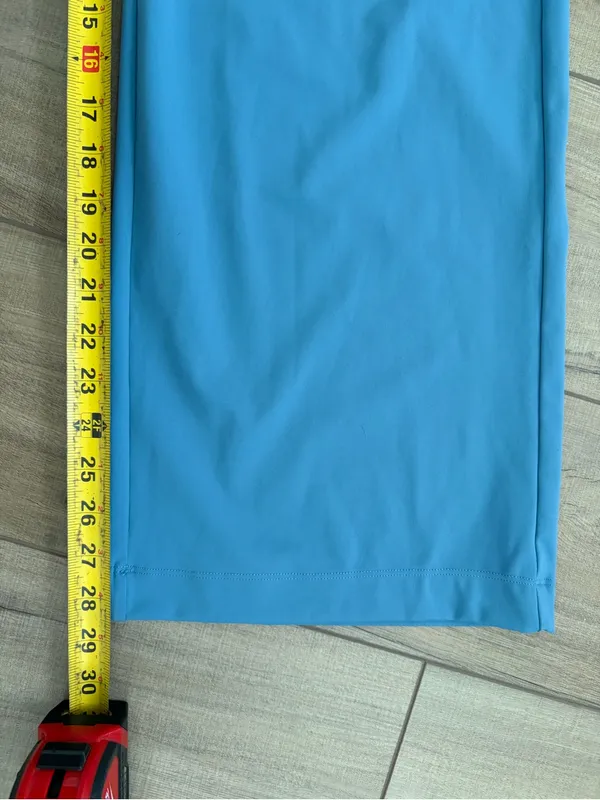 Halara High Waisted Flex Body Sculpt Wide Leg Trouser Pants Light Blue M - Image 7