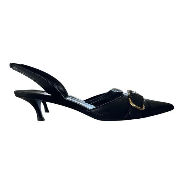 Givenchy Voyou Leather Slingback Pump Size 40 USA 10 - Image 2