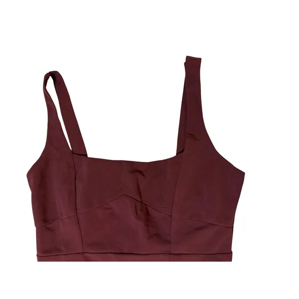 NWOT Lulus Large Vibrant Allure Plum Square Neck Sleeveless Bodycon Midi Dress - Image 4