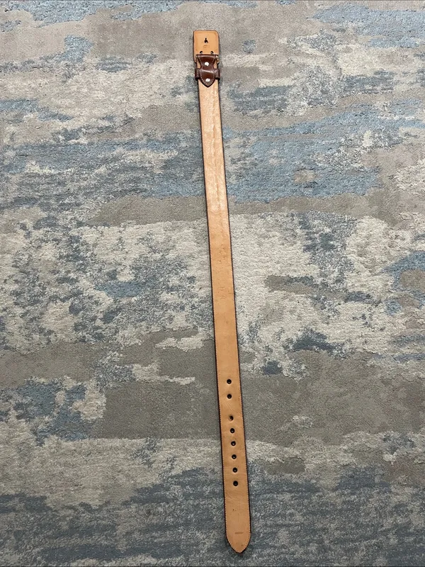 Floral Laser Cut Western Leather Belt Cowgirl Rodeo Size M/L - Image 3
