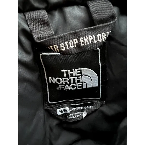 The North Face hyvent jacket women's long puffer Size M Black - Image 6