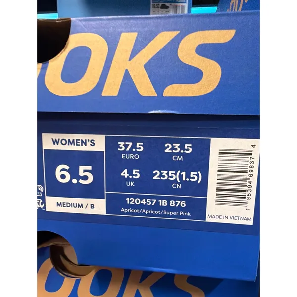 Brooks Ghost Max 3 Womens Running Shoes Apricot Super Pink Size 6.5 NWB - Image 6