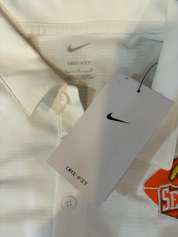 Nike Reese Senior Bowl White Polo Size L - Image 4