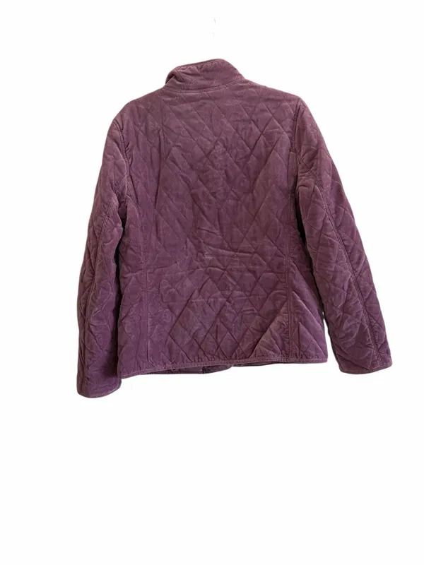 Coach Purple velvet coach jacket Size L - Image 2