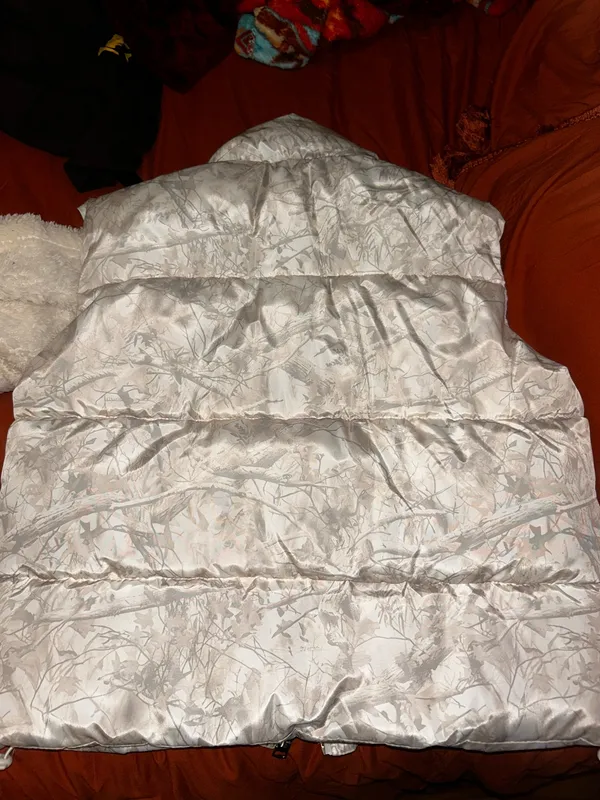 Camo puffer vest White Size XS - Image 2