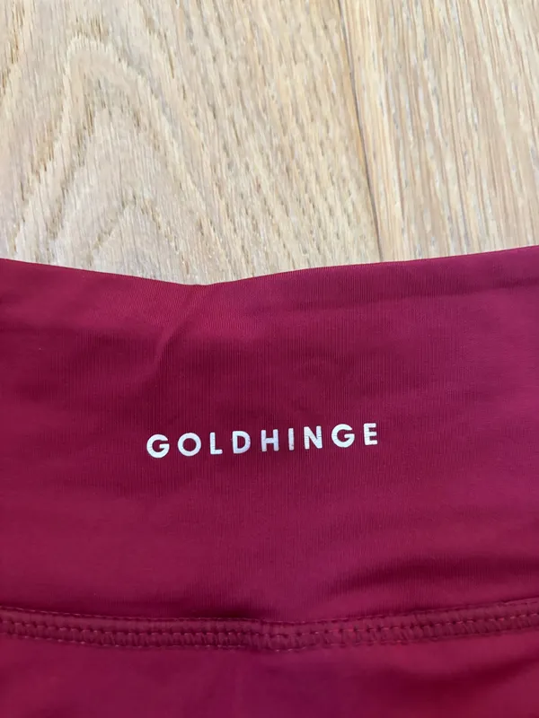 Gold Hinge Skirt Tennis Pleated Small - Image 3