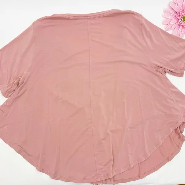 Lululemon Up for Down Time Short Sleeve Pink Pastel - Image 6