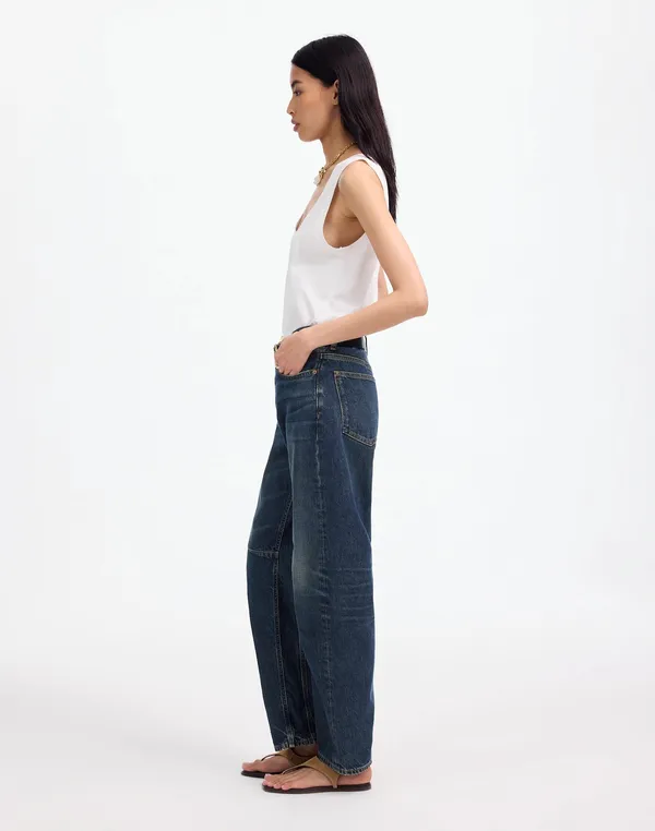 Madewell Darted Barrel Leg Jeans - Image 3