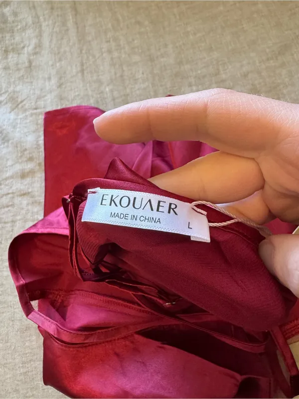 NWT Ekouaer Women’s Pajama Tank Top - Image 4