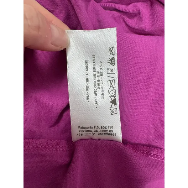 Patagonia Kamala Twist Front Midi Dress‎ Magenta Pink Women Medium - Image 7