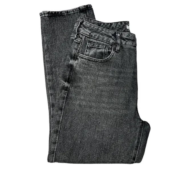 PACSUN black distressed mom jean size 27 - Image 4
