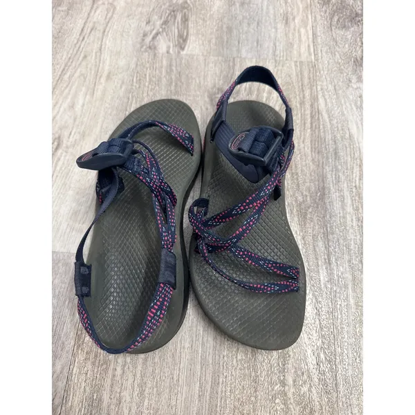 Chacos Womens Z/Cloud 2 Navy Pink Strappy Hiking Sandals Toe Loop Size 6 Womens - Image 7