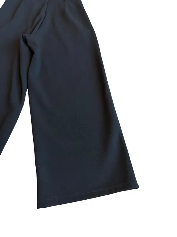 Anthropologie Black Sleeveless Jumpsuit Black Wide Leg Dress Up Down SIze Small - Image 13
