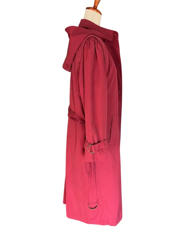 vintage Misty Harbor hooded all-weather trench coat - Image 10