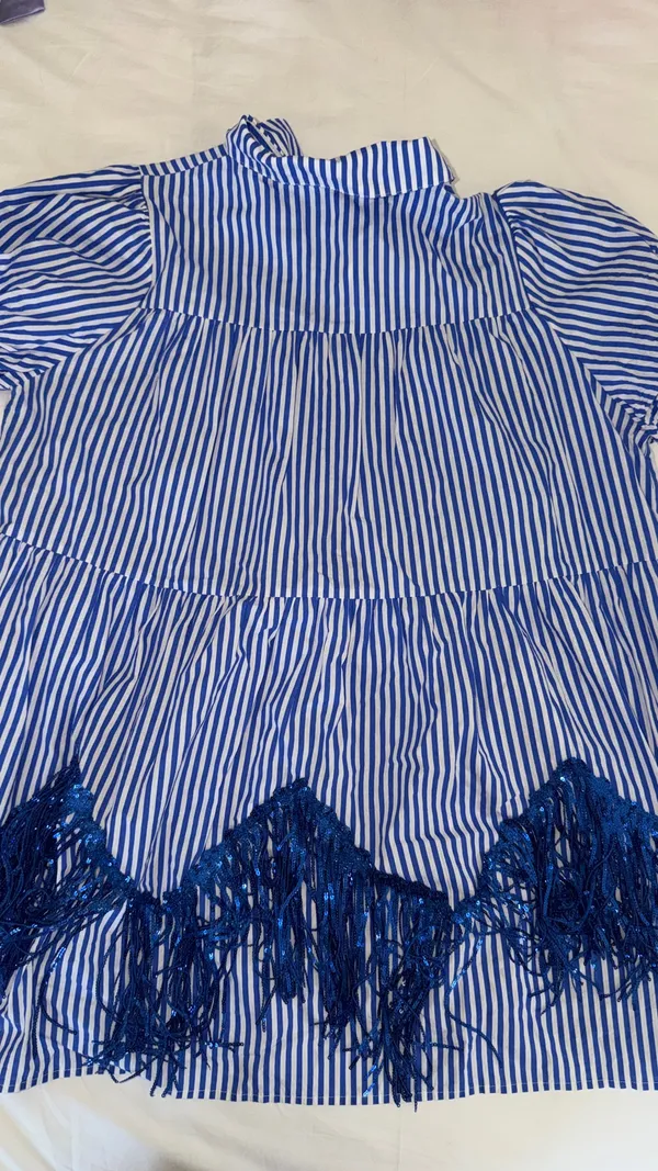 Fantastic Fawn Dress Sequin Blue - Image 3