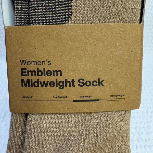 Burton Emblem Midweight Sock - Tan and Black - Image 5